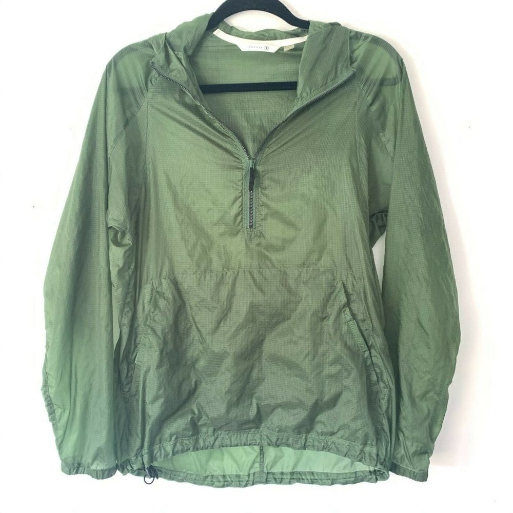 theory38 S 1/4 Zip Pullover Lightweight Windbreak